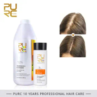 PURC Professional Keratin Hair Treatment Straightening Smoothing Hair Product Purifying Shampoo Set 1000ml