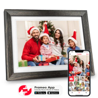 WiFi Frameo Digital Photo Frame 32GB Memory 10.1 Inch 1280x800 IPS LCD Touch Screen Playable Video Smart Digital Picture Frame