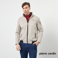 Pierre Cardin皮爾卡登 男款 都會時尚防潑水薄夾克外套-卡其(5205661-84)