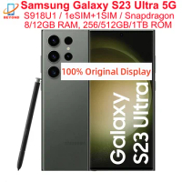 Samsung Galaxy S23 Ultra 5G S918U1 6.8" ROM 256/512GB/1TB RAM 8/12GB Snapdragon NFC Original Android Cell Phone