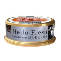 【Seeds 聖萊西】Hello Fresh好鮮原汁湯罐-清蒸鮪魚&amp;鮭魚(50gX24罐)