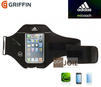 ::bonJOIE:: Griffin MiCoach Adidas Armband 運動臂帶 iPhone 5 、iPod Touch 5 專用 超輕型防水透氣布料 黑色 （全新盒裝） 運動臂掛套