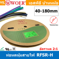 [ 1 ม้วน ] ท่อหด 40mm-180mm Woer ท่อหดสายไฟ ท่อหดม้วน ท่อหดความร้อน Heat Shrinking Heat Shrink Tube 