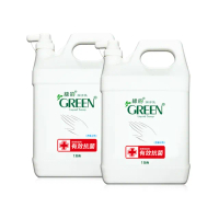 【Green 綠的】抗菌潔手乳加侖桶3800mlx2(洗手乳)