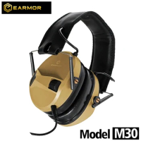 EARMOR-Shooting Noise Reduction Headphones, M30 MOD3 Tactical Earmuffs, Noise Reduction, Sound Insulation, Hearing Protection