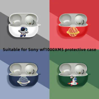For Sony WF-1000XM5 Bluetooth headset protective shell anti-fall all-inclusive soft silicone creative cartoon WF-1000XM5 case