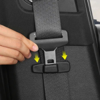 2PCS Car Safety Belt Protection Clip for Honda Civic 4D Accord Accord 7 City Pilot Jazz CRV 2021 2018 2022 2011