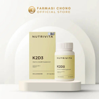 Nutrivita K2D3 MK-7 + Vitamin D3 β Advanced Bone & Heart Formula for Healthy Calcium Balance