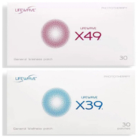 LifeWave X39 X49 Patches PHOTOTHERAP Strength & Stamina Exercise Performance 30 Patches-7V7