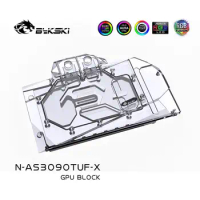 Bykski GPU Block with Backplate RGB for ASUS TUF RTX3090 3080 N-AS3090TUF-X
