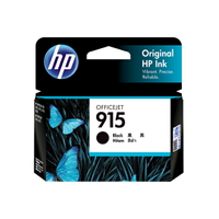 【跨店享22%點數回饋+滿萬加碼抽獎】【請先詢問貨況】HP 915 黑色原廠墨水匣(3YM18AA) 適用 OJ Pro 8010/8012/8020/8022/8028/8026 AiO