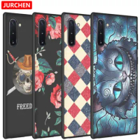 JURCHEN Soft TPU Cartoon For Samsung Galaxy Note10 10 Plus 5G Case Coque Silicon Back Cover For Samsung Galaxy Note 10 Plus Case
