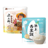【米大師】揪鮮級 常溫熟飯 紅藜纖穀飯/池上香米飯(180gx24包 即食飯 池上米飯)