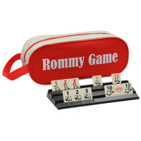 【漫格子】Rommy 數字遊戲 以色列麻將 袋裝大牌可愛熊貓版2-4人(數字遊戲 親子桌遊 以色列麻將)