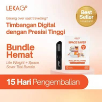 LEKA Go! - Lite Weight - Timbangan Koper Digital Gantung (Garansi 2 Tahun) Bundle Hemat