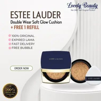 Estee Lauder Double Wear Soft Glow Matte Cushion (SPF 45/PA+++) + FREE 1 REFILL Tawny