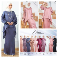 New Arrivals NewArrivalsBaju Kurung Satin Zehraa! 9102 Modern Satin Zehraa Brackets! Wedding Bracket