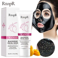 RtopR Mango Blackhead Nose Mask Soothe Oil Control Deep Cleansing Black Face Mask T Zone Skin Care