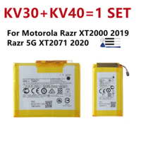 Original Battery KV30 KV40 For Motorola Motorola Razr 2019 XT2000 XT2000-1 XT2000-2 Razr 5G XT2071 2020 + Free Tools