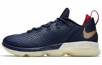 NIKE LEBRON 14 LOW MIDNIGHT NAVY UNIVERSITY RED METALLIC GOLD