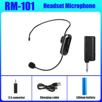 RAYHAYES Lapel Microphone Wireless For Teaching Professional Head-Wear Mic
