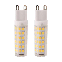 2-Pack, G9 LED Bulb - 7W / 550LM , 60 Watt Halogen Bulbs Equivalent, Warm White 3000K, 360 degree A