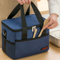 學生飯盒手提包上班族鋁箔加厚大號保溫袋帶飯包便當袋裝飯盒袋子