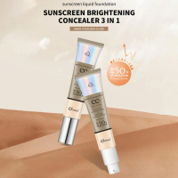 รองพื้นชนิดน้ำ 30g สีงาช้าง / คอนซีลเลอร์ธรรมชาติ ไพรเมอร์ ให้ความชุ่มชื้นและซ่อมแซม T1W0