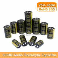 2PCS JCCON 100v 1000uf 2200uf 3300uf 4700uf 6800uf 10000uf 15000uf 22000uf Audio Electrolytic Capa