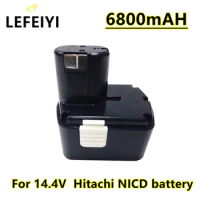 14.4V 6800mAh Replaceable Power Tool Battery for Hitachi BCL1430 CJ14DL DH14DL EBL1430 BCL1430 BCL1415 NI-CD Battery