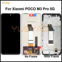 Display For Xiaomi Poco M3 Pro 5G LCD M2103K19PG Display Touch Screen Digitizer For Xiaomi Poco M3 Pro Screen With Frame Replace