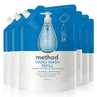 【method美則】海藍礦物洗手乳_補充包1000mlx6包