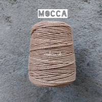 Tali Katun Macrame Warna Premium 1kg Coklat Series Macrame Wallhanging Rainbow