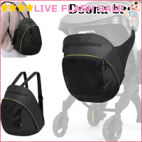 Di động 2 trong 1 Túi đựng đồ cho mẹ Đen Không thấm nước Túi đựng tã Sức chứa lớn Hộp đựng Xe đẩy Do