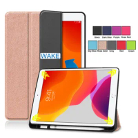 Cover For iPad 10.2" 2019 Luxury Hard PC Case For iPad 10.2 7 7th Generation Auto Sleep Smart Cases For Apple iPad 7 Cover Capa