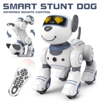 Emo RC Robot Electronic Dog Stunt Dog Voice Command Programmable Touch-sense Music Song Robot Dog for Children's Toys