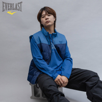 EVERLAST 背心 藍色 鋪棉 保暖 立領背心 男 4051165280