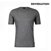 【Rewoolution】 23 男 CALEB 160g短袖T恤(影灰)羊毛衣 T恤 登山必備 吸濕排汗| REBB1MC507