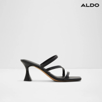 【ALDO】JEWELLA-幾何交錯線條涼跟鞋-女鞋(黑色)