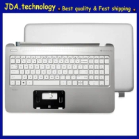 MEIARROW New/org For HP pavilion 15-P 15-K TPN-Q140 LCD back cover Nontouch EAY3400210113505W /Palmrest US keyboard upper cover