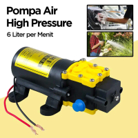 SINLEADER Pompa Air Elektrik High Pressure Diaphragm Pump 6.0L 12V PSI BS5500 Pompa Galon Manual Ele