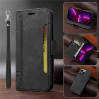 For Samsung S23 FE S22 S21 5G Flip Case Leather Book Etui For Samsung Galaxy S23 Ultra Case S20 FE S21 S22 Plus Wallet Cover
