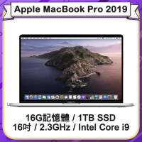 【福利品】Apple MacBook Pro 2019 16吋 2.3GHz八核i9處理器 16G記憶體 1TB SSD (A2141)