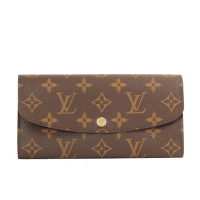 Louis Vuitton Emilie M61289 釦式長夾(粉色)