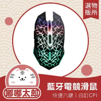 【嘟嘟太郎-台灣出貨】藍芽電競滑鼠 CPI 專業電競滑鼠 炫光無線滑鼠 DPI 無線滑鼠