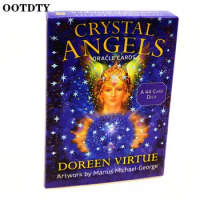 Crystal Angel Oracle Cards Family Party Board Game Divination Fate Full English 44 Cards Deck Tarot