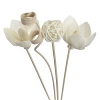 5PCS Artificial Flowers Rattan Stick Rattan Reed Diffuser Fragrance Aroma Sticks Diy Ornaments Home Decor