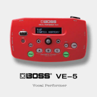 BOSS VE-5 人聲效果處理器 / 歌手必備  / 公司貨保固/紅色
