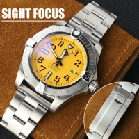 22mm Brushed Stainless Steel Watch Bracelet For Breitling Avenger Watch Band Rolex Sea-Dweller Deepsea Watch Strap Seiko SKX007