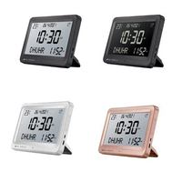 Muslims Tabletop Clock Alarm Islamic Azan Time For Prayer Digital Display Clock Dropship